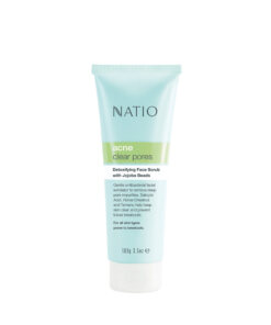 Natio デトクシファイング フェーススクラブ w/ホホバビーズ 100g