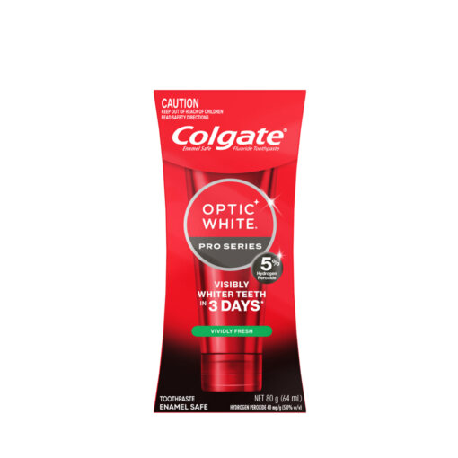 Colgate オプティックホワイト プロシリーズ ビビッドリー フレッシュティース ホワイトニング歯磨き粉 80g